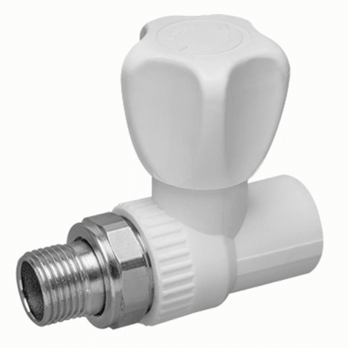 детальное фото кран шаровый с резьбой ppr нр (для гибкой подводки) 20х1/2" в интернет-магазине Дачный Эксперт